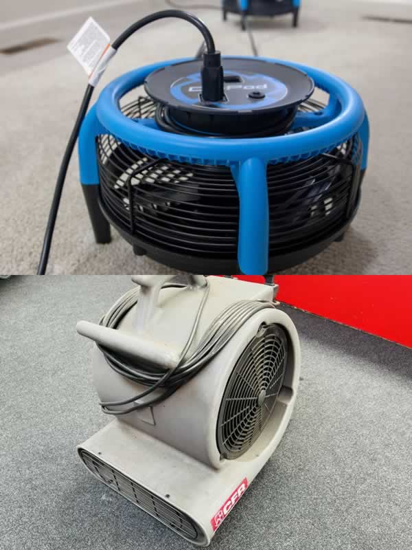 dri pod vacmaster air movers